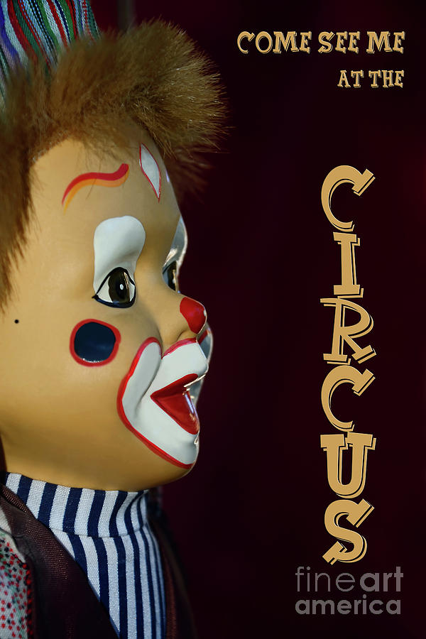 Hat Photograph - Circus Clown by Kaye Menner by Kaye Menner