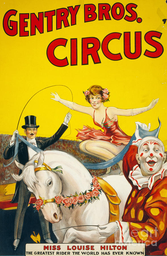 CIRCUS, GENTRY BROS., c1930.  Drawing by Granger
