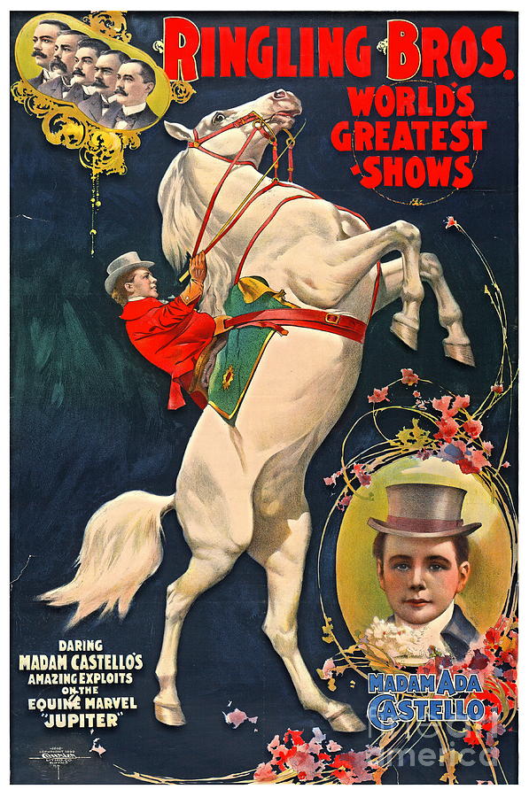 Circus Playbill 1899 Photograph by Padre Art