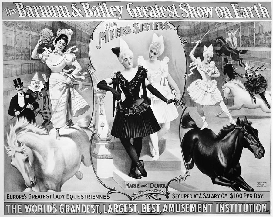 Circus Poster, 1895 Photograph by Granger Circus Poster, 1895 Photograph by Granger