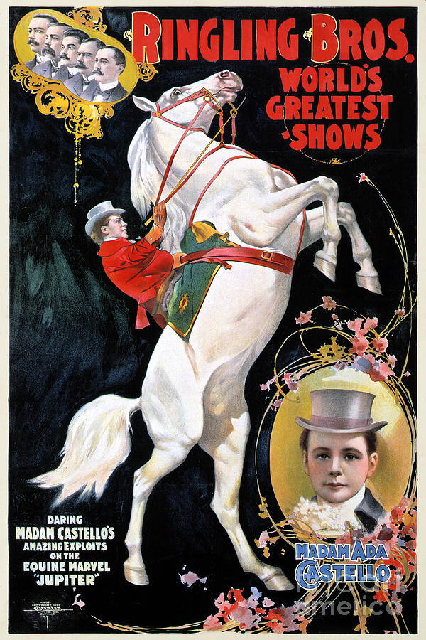 Circus Poster, 1899 Photograph by Granger