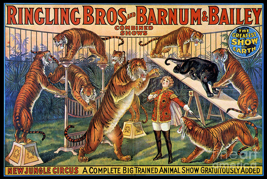 CIRCUS POSTER, 1920s Photograph by Granger