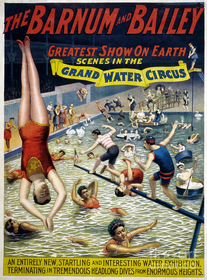 CIRCUS POSTER, c1895.  Drawing by Granger