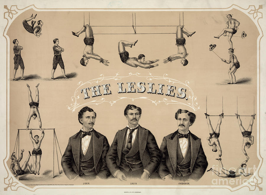 Circus Poster - The Leslies Photograph by Granger