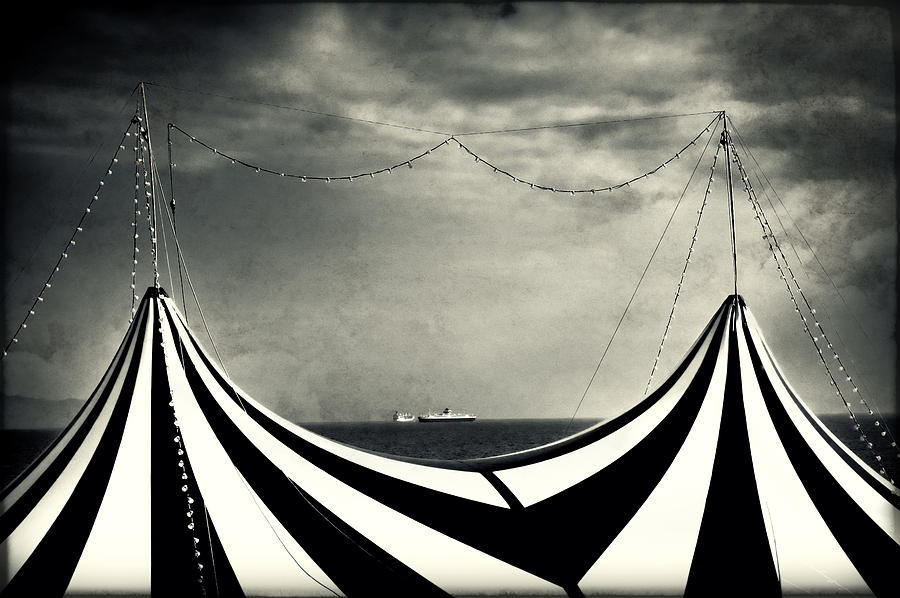 Circus with distant ships Photograph by Silvia Ganora