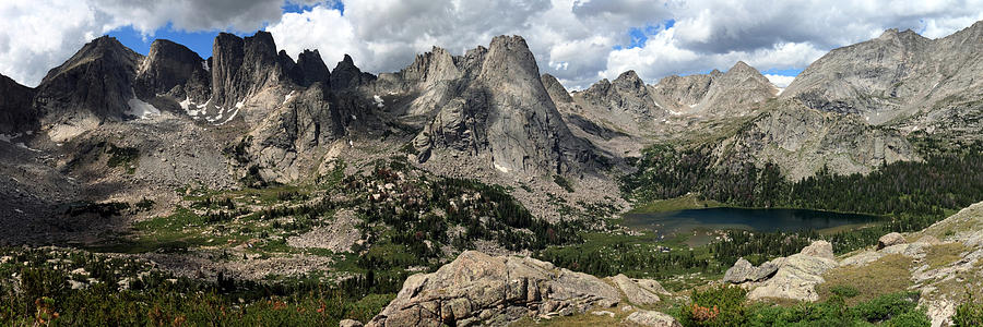 Cirque of the Towers Panoramic Photograph by Brett Pelletier