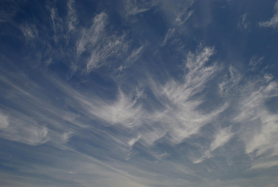 Cirrus Cloud Strokes 2  Photograph by Lyle Crump