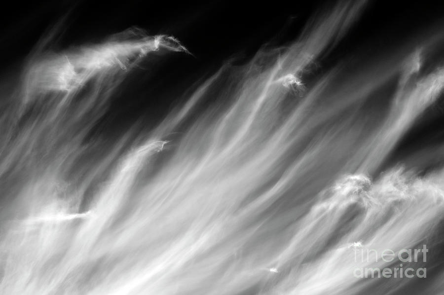 Cirrus Clouds Wisps of Light  Photograph by Jim Corwin