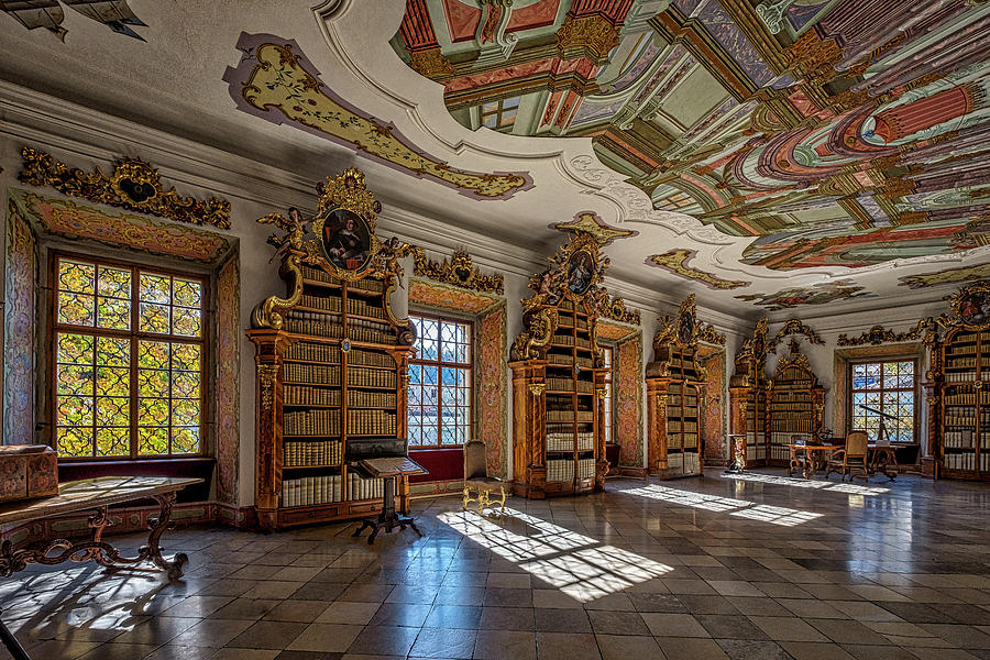 Cistercian Monastery Library - Czech Republic Photograph by Stuart Litoff