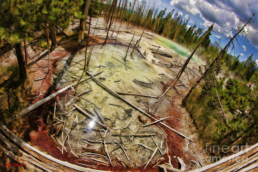 Cistern Spring In Yellowstone Photograph by Blake Richards