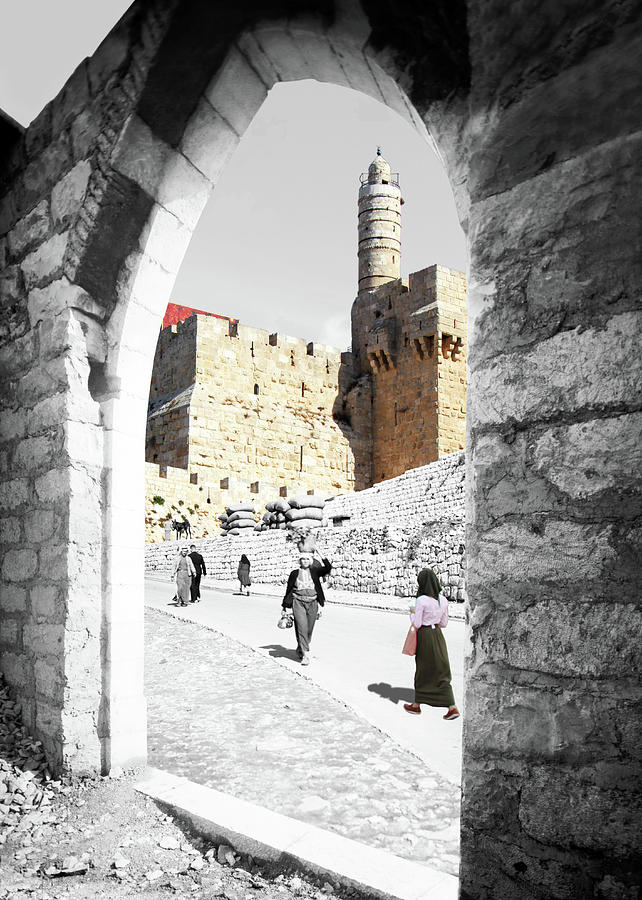 The Jerusalem Citadel Photograph by Munir Alawi