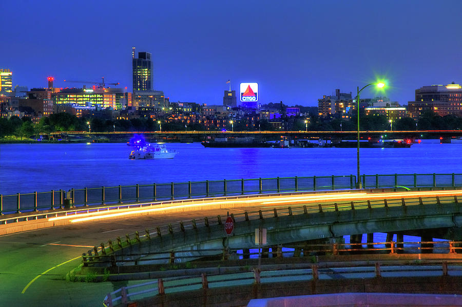 CITGO Sign across the Charles River - Boston Photograph by Joann Vitali