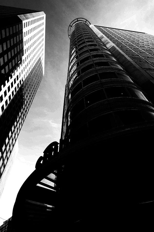 Citibank - Black and White Photograph by Wingsdomain Art and Photography