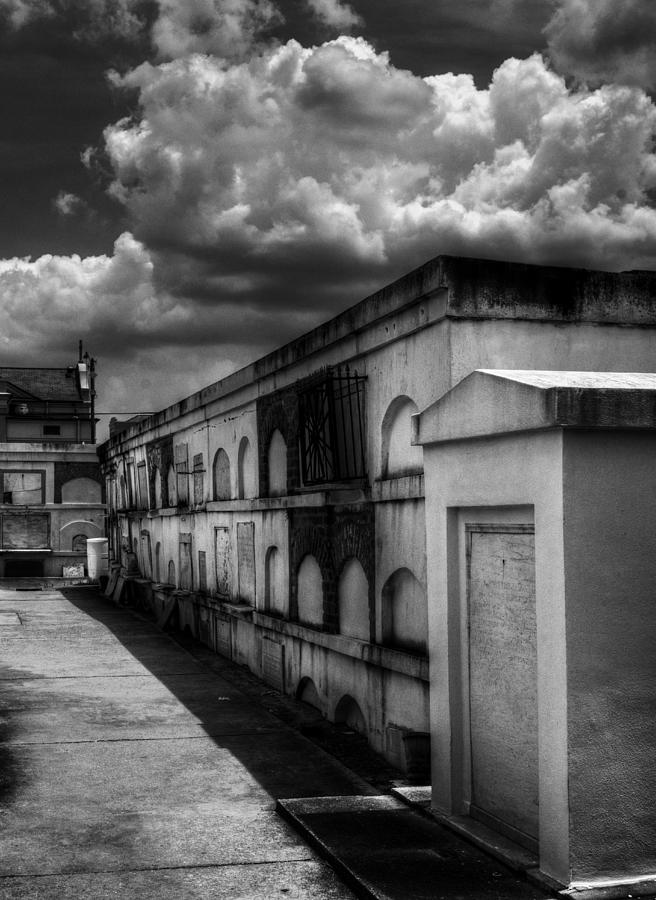Cities Of The Dead in Black and White Photograph by Greg and Chrystal Mimbs
