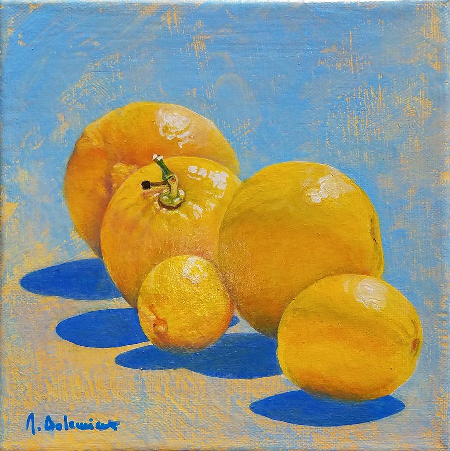 Citronade Painting by Muriel Dolemieux