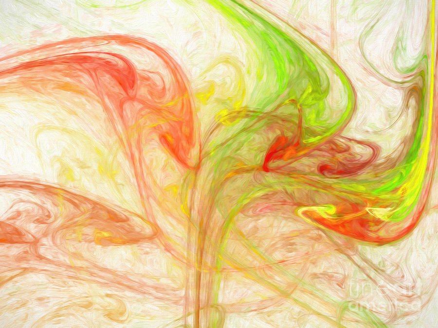 Citrus Delight Abstract 1 Digital Art by Andee Design