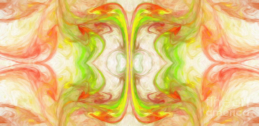 Citrus Delight Abstract Panorama 1 Digital Art by Andee Design