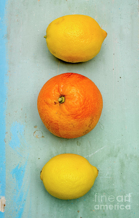 Still Life Photograph - Citrus fruit and orange by Bernard Jaubert