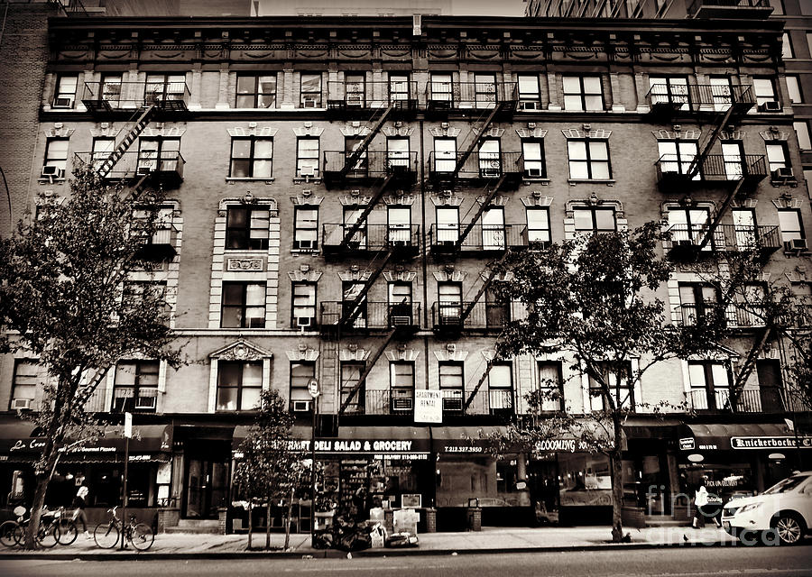 Architecture Photograph - City Block - Old Buildings of New York by Miriam Danar