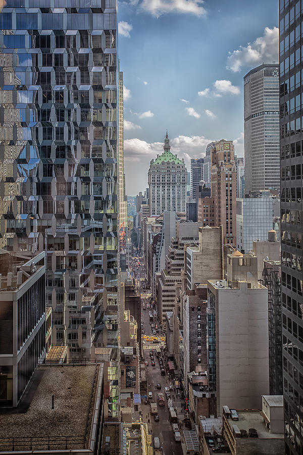 Skyscraper Photograph - City Blocks by Elvira Pinkhas