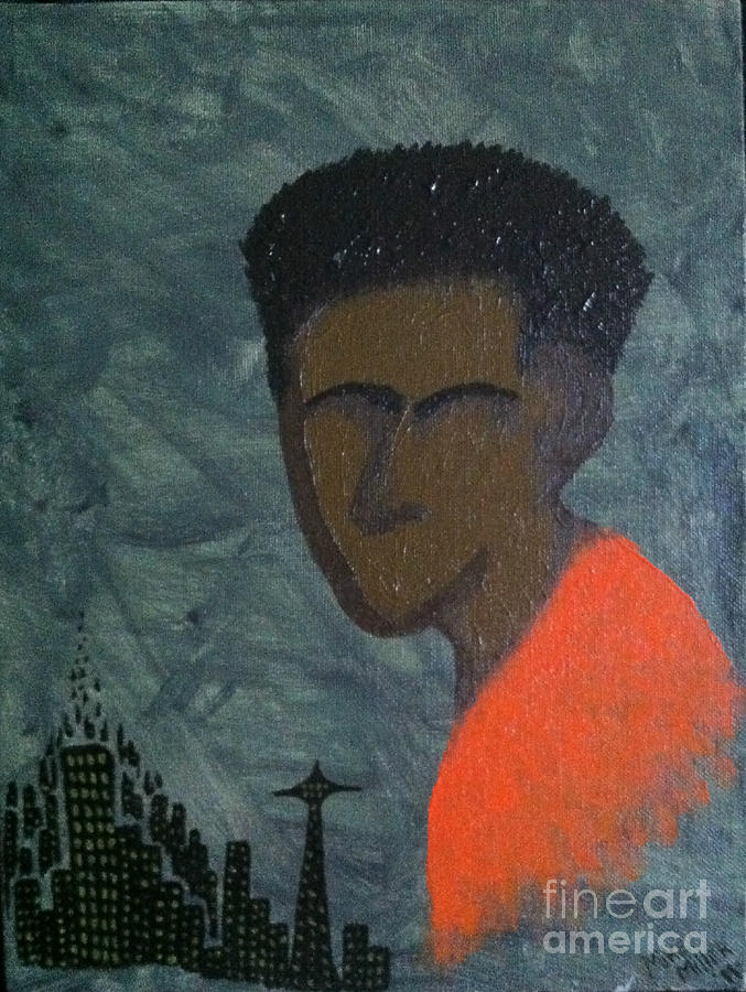 City Boy Painting by Michael Miller