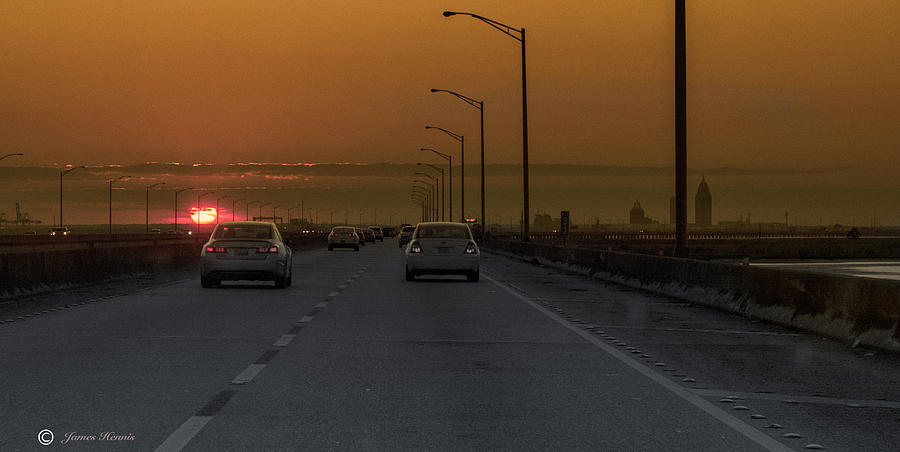 City Bridge Sunset Photograph by Metaphor Photo