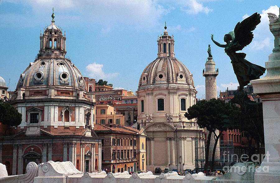Baroque Churches in Piazza Venezia Rome, Italy Photograph by Greta Corens