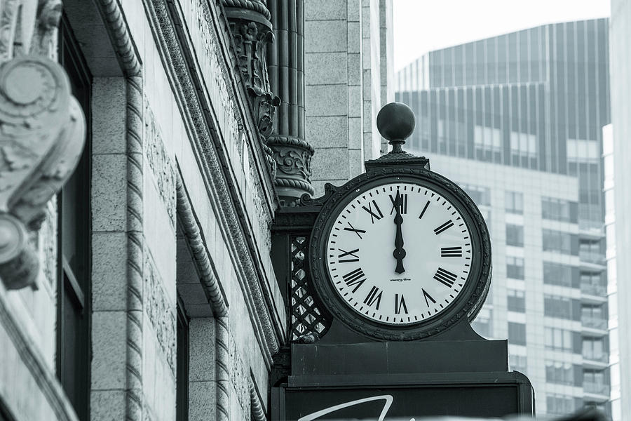 City Clock  Photograph by Jason Hughes