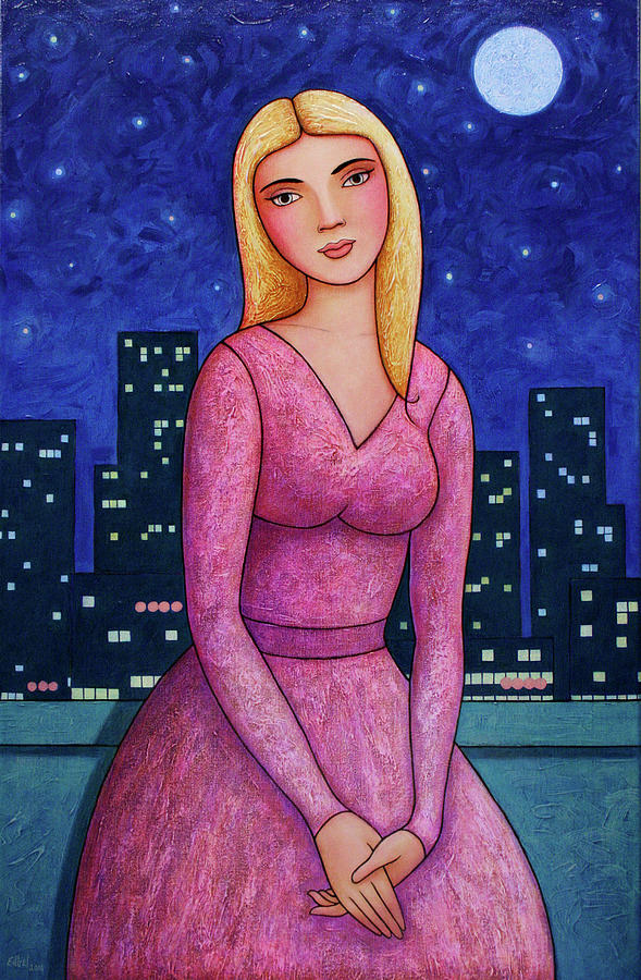 City girl Painting by Norman Engel