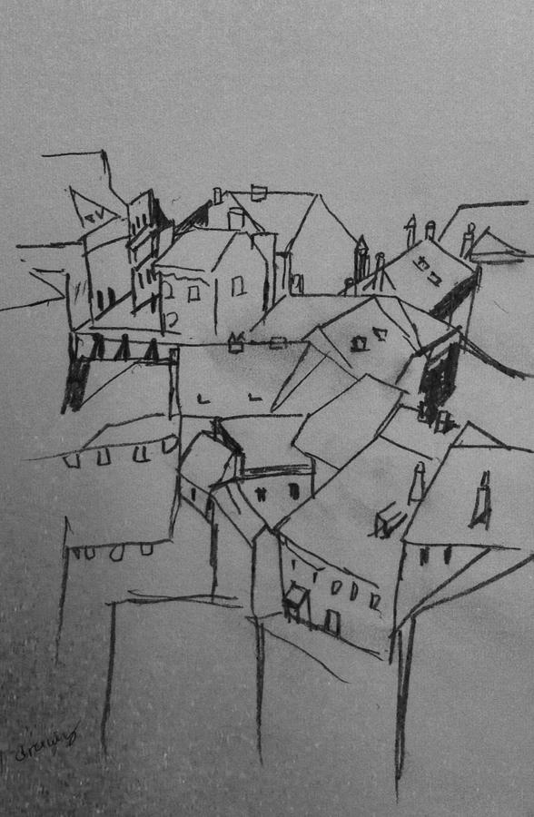 City Drawing by Hae Kim
