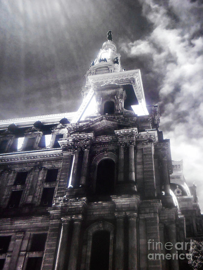 Philadelphia Photograph - City Hall by Elle Justine