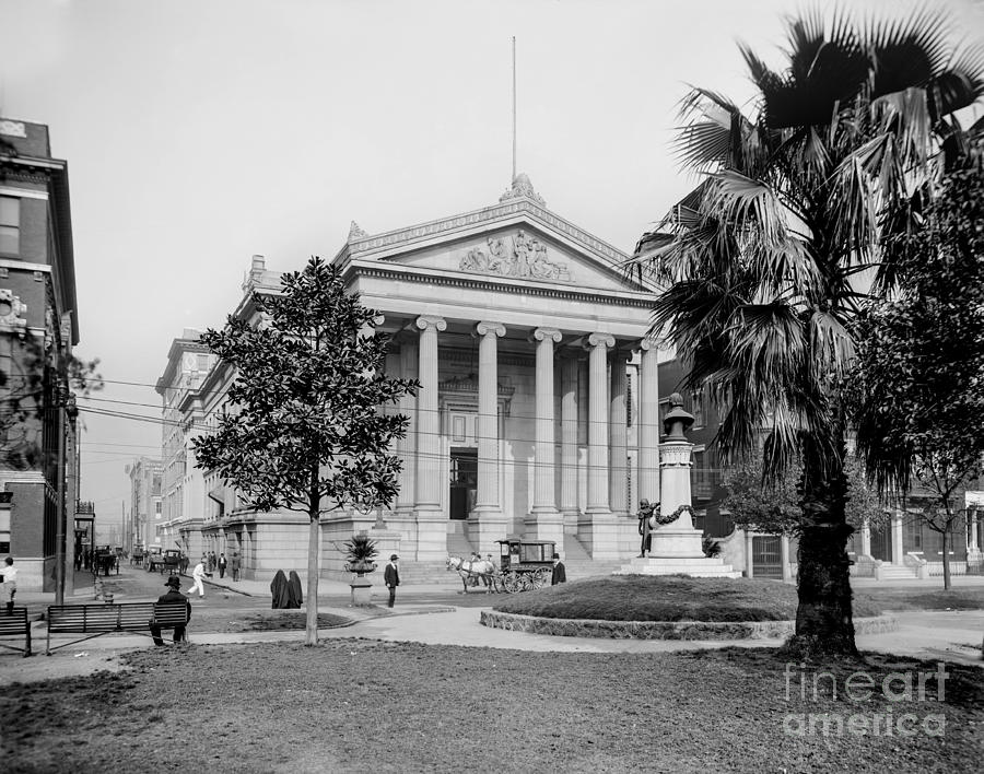 City Hall Lafayette Square, New Orleans 1890 Photograph by Jon Neidert ...