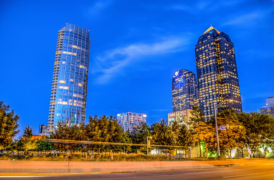 Dallas Photograph - City lights by Dado Molina