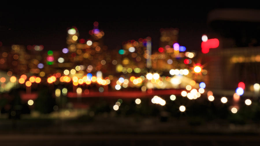 City Lights Photograph by Jared Perry