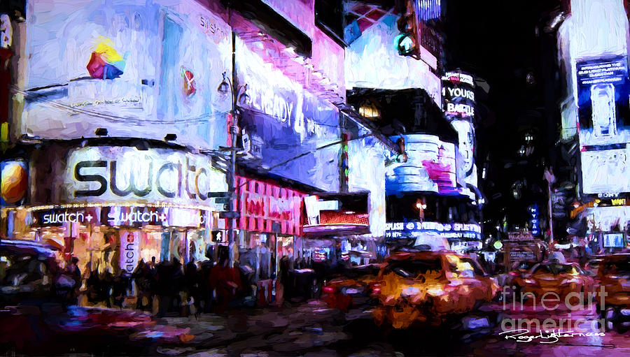 City Lights Digital Art by Roger Lighterness