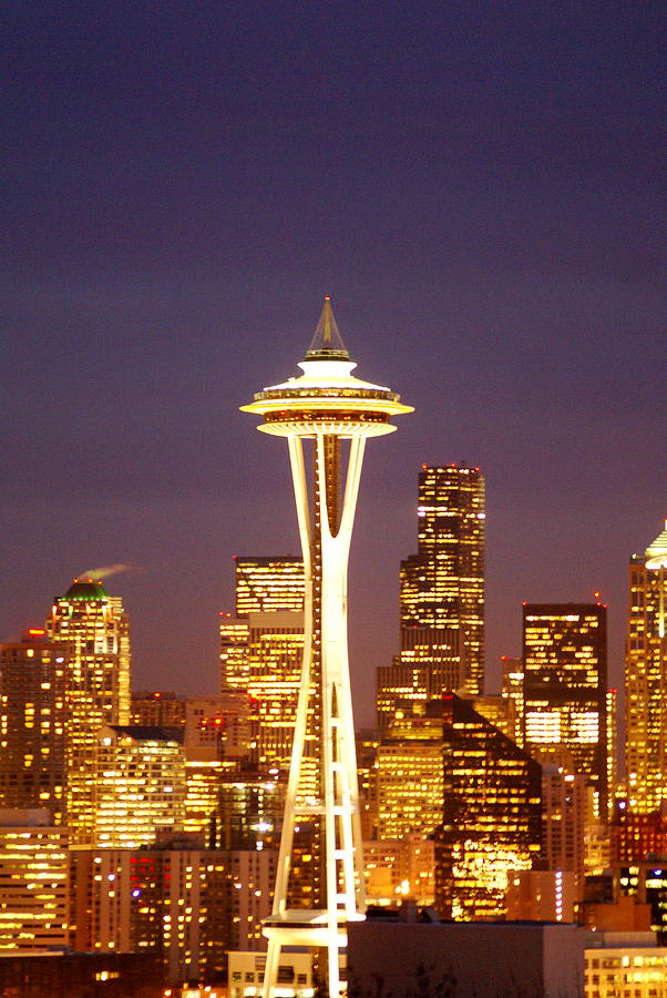 Seattle Photograph - City Lights by Sonja Anderson