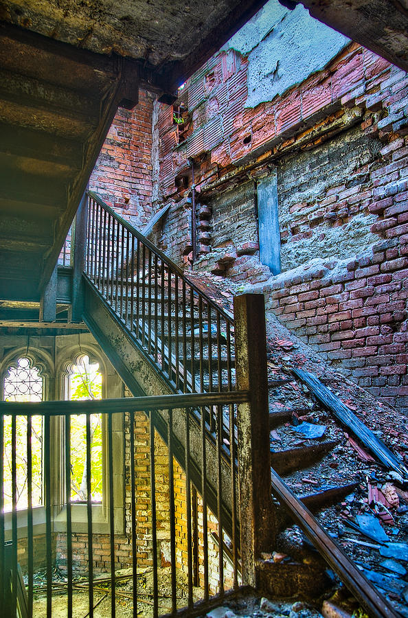 City Methodist Stairs Photograph by Kevin Eatinger