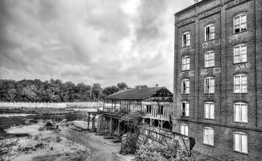 City Mills Black and White Photograph by JC Findley