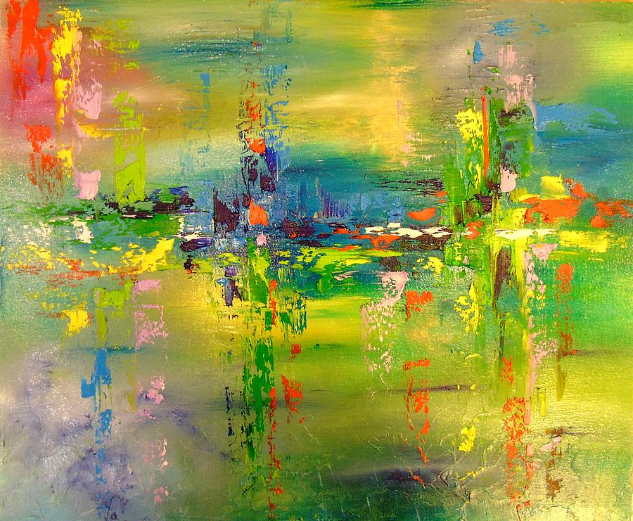 City Mirage Painting by Olha Darchuk | Fine Art America