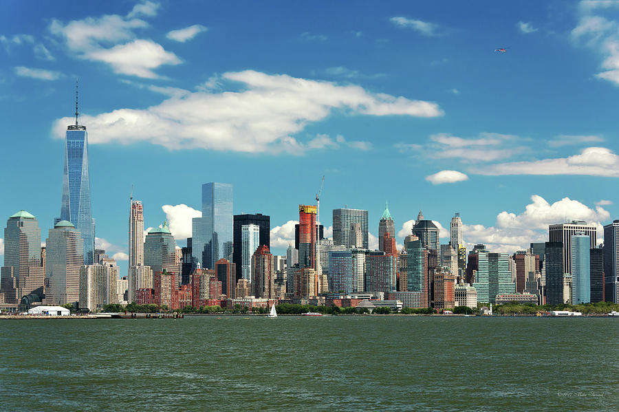 City - New York NY - The New York skyline Photograph by Mike Savad