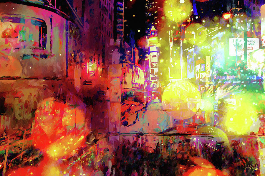 City Nights Digital Art by Matthew Lindley