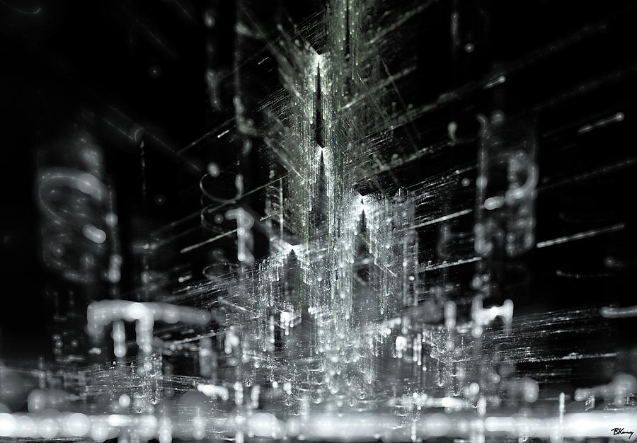 City Nightscape Digital Art