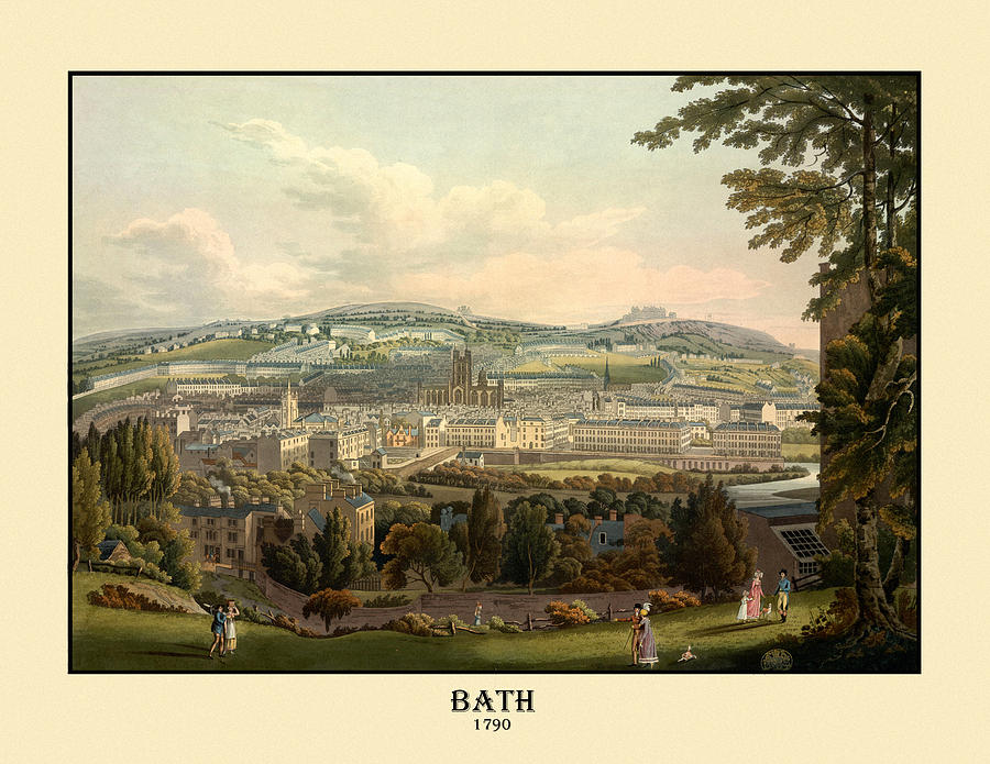 City Of Bath 1790 Photograph by Andrew Fare