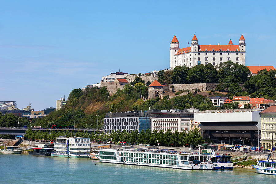 City Of Bratislava From Danube River In Slovakia Photograph by Artur Bogacki