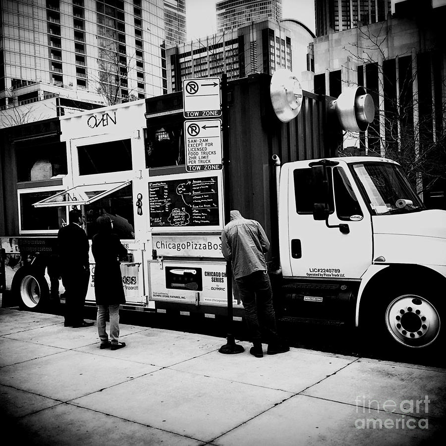 City of Chicago Pizza Truck  Photograph by Frank J Casella