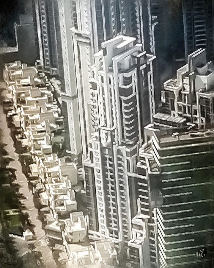 Skyscraper Painting - City of Dubai by Melissa Smith
