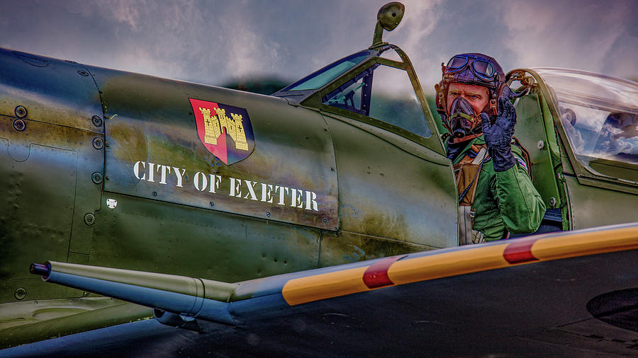 City Of Exeter Spitfire Photograph by Chris Lord