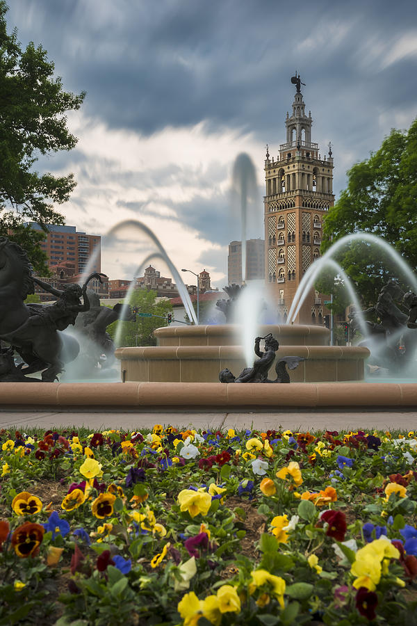 Kansas City Photograph - City of Fountains by Ryan Heffron