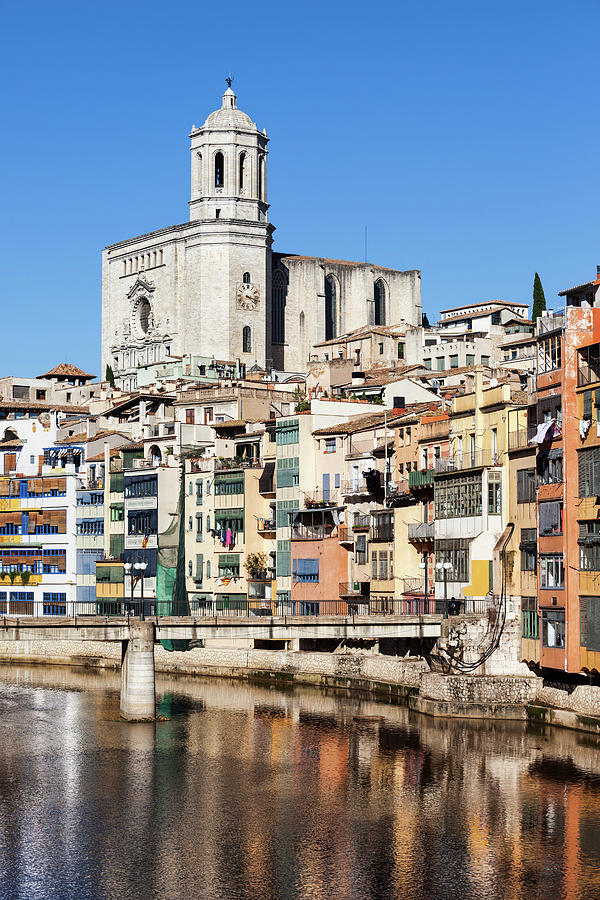 City of Girona at River Onyar Photograph by Artur Bogacki
