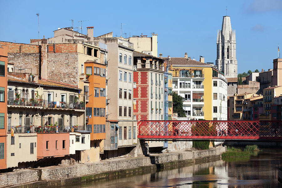 City of Girona Cityscape Photograph by Artur Bogacki